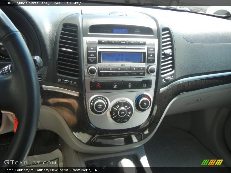 Silver Blue / Gray 2007 Hyundai Santa Fe SE