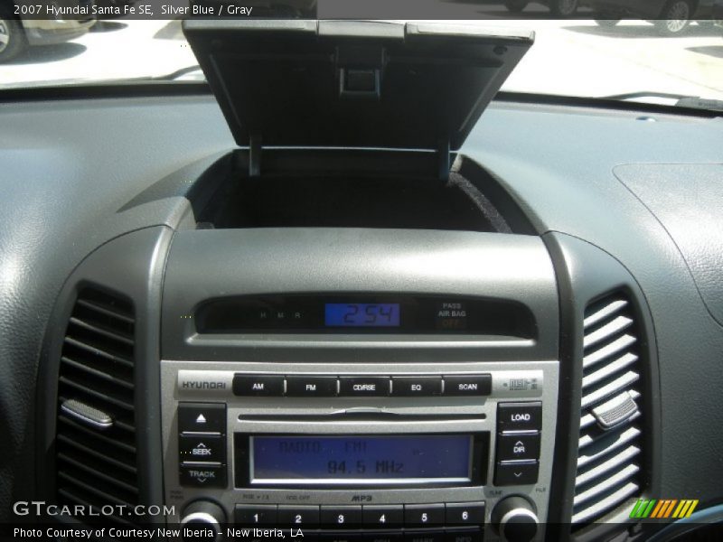 Silver Blue / Gray 2007 Hyundai Santa Fe SE