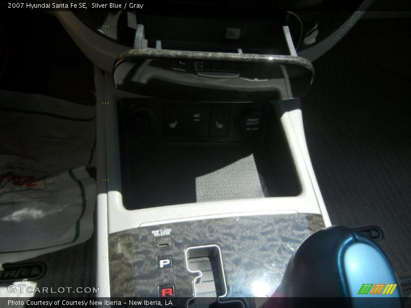 Silver Blue / Gray 2007 Hyundai Santa Fe SE