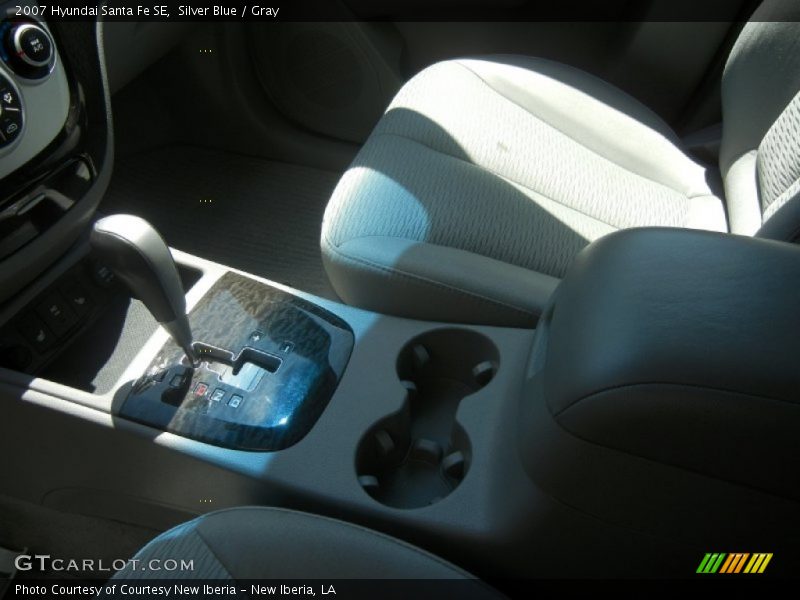 Silver Blue / Gray 2007 Hyundai Santa Fe SE