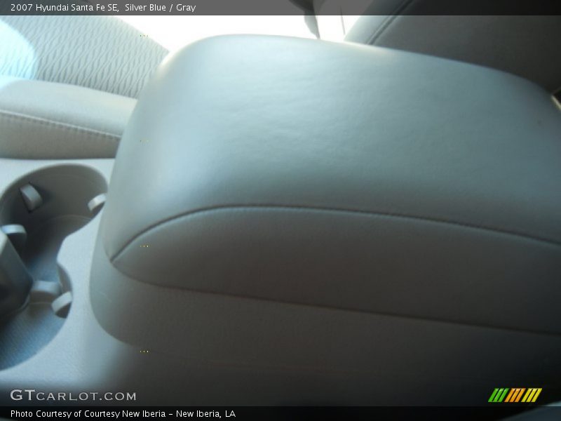 Silver Blue / Gray 2007 Hyundai Santa Fe SE