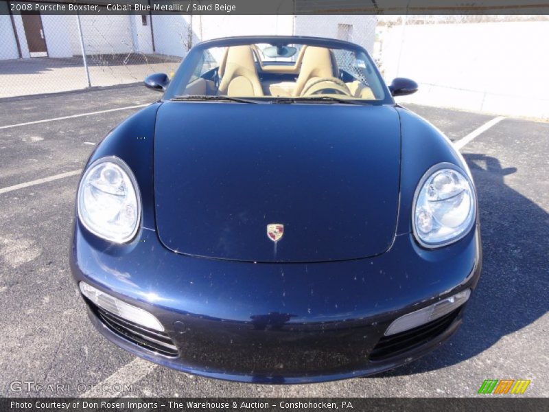 Cobalt Blue Metallic / Sand Beige 2008 Porsche Boxster