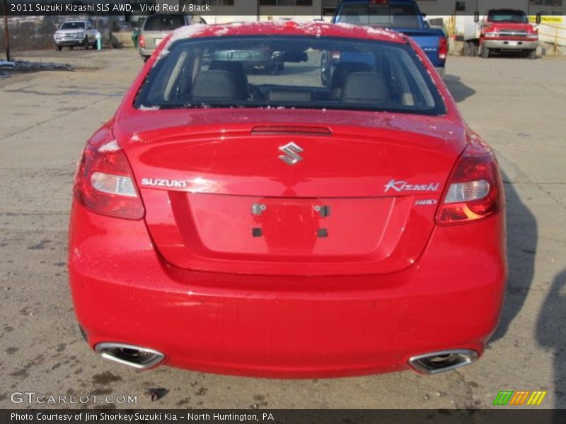 Vivid Red / Black 2011 Suzuki Kizashi SLS AWD