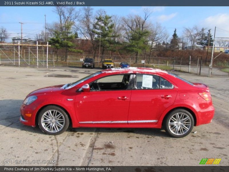 Vivid Red / Black 2011 Suzuki Kizashi SLS AWD