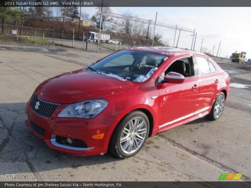 Vivid Red / Black 2011 Suzuki Kizashi SLS AWD