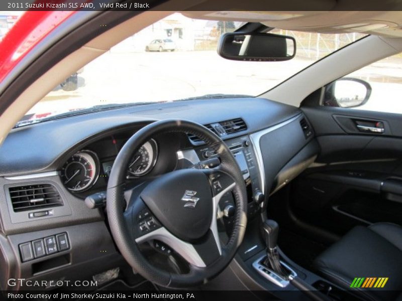 Vivid Red / Black 2011 Suzuki Kizashi SLS AWD