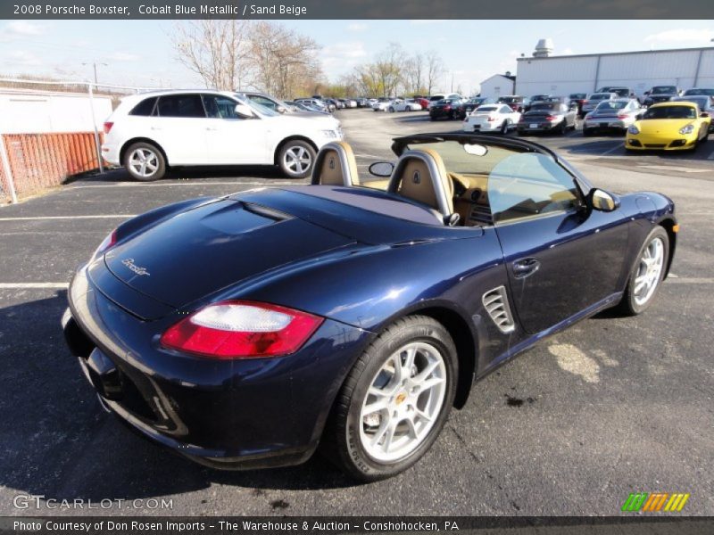 Cobalt Blue Metallic / Sand Beige 2008 Porsche Boxster