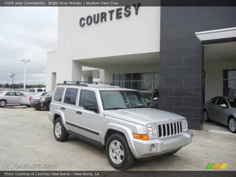 Bright Silver Metallic / Medium Slate Gray 2006 Jeep Commander