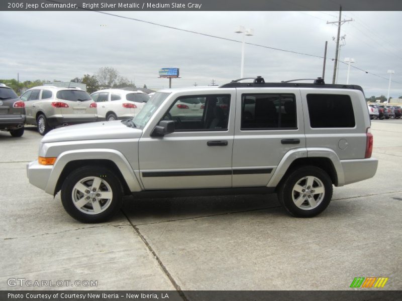 Bright Silver Metallic / Medium Slate Gray 2006 Jeep Commander