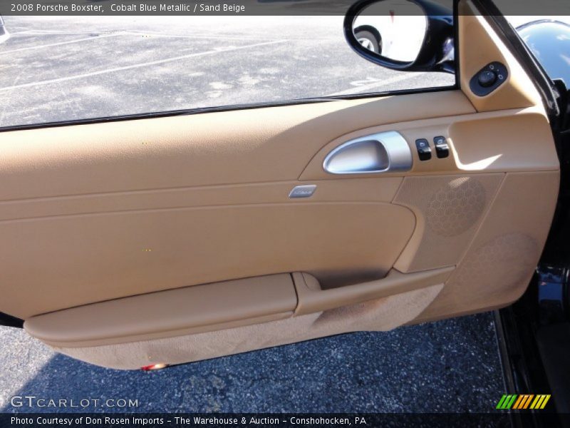 Cobalt Blue Metallic / Sand Beige 2008 Porsche Boxster