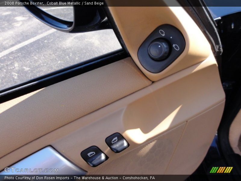 Cobalt Blue Metallic / Sand Beige 2008 Porsche Boxster