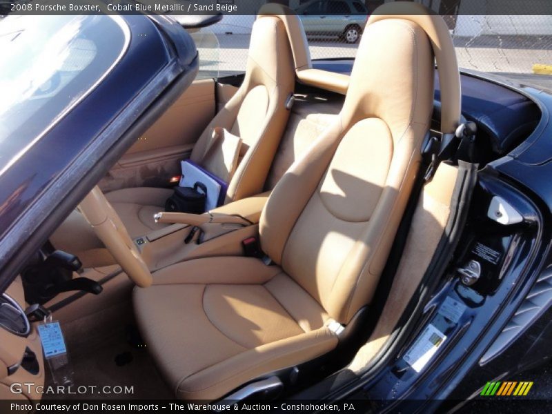Cobalt Blue Metallic / Sand Beige 2008 Porsche Boxster