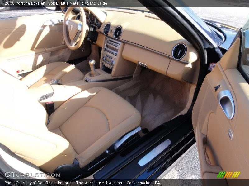 Cobalt Blue Metallic / Sand Beige 2008 Porsche Boxster