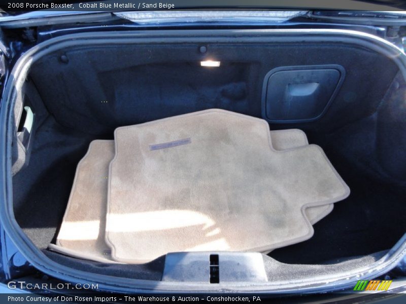 Cobalt Blue Metallic / Sand Beige 2008 Porsche Boxster