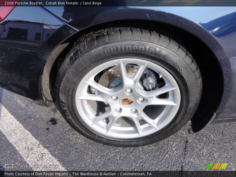 Cobalt Blue Metallic / Sand Beige 2008 Porsche Boxster