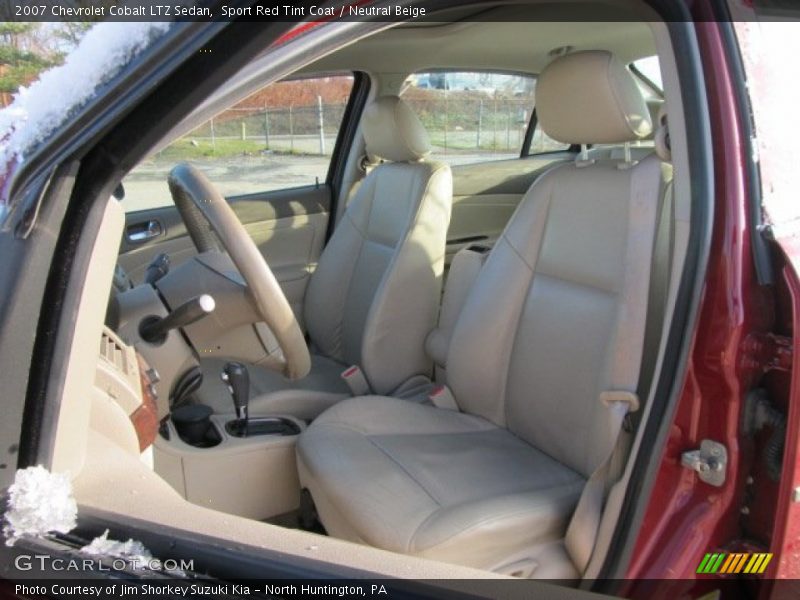  2007 Cobalt LTZ Sedan Neutral Beige Interior