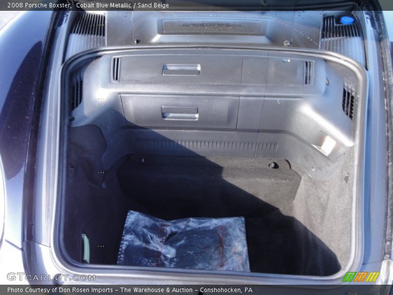 Cobalt Blue Metallic / Sand Beige 2008 Porsche Boxster