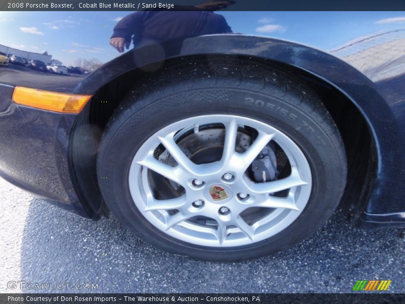 Cobalt Blue Metallic / Sand Beige 2008 Porsche Boxster