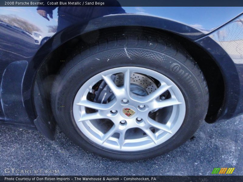 Cobalt Blue Metallic / Sand Beige 2008 Porsche Boxster