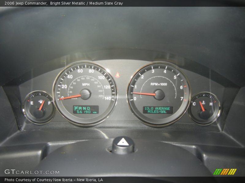 Bright Silver Metallic / Medium Slate Gray 2006 Jeep Commander