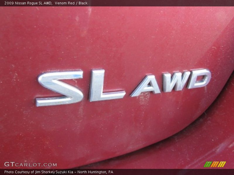 Venom Red / Black 2009 Nissan Rogue SL AWD