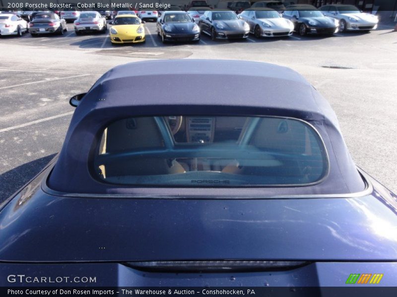 Cobalt Blue Metallic / Sand Beige 2008 Porsche Boxster