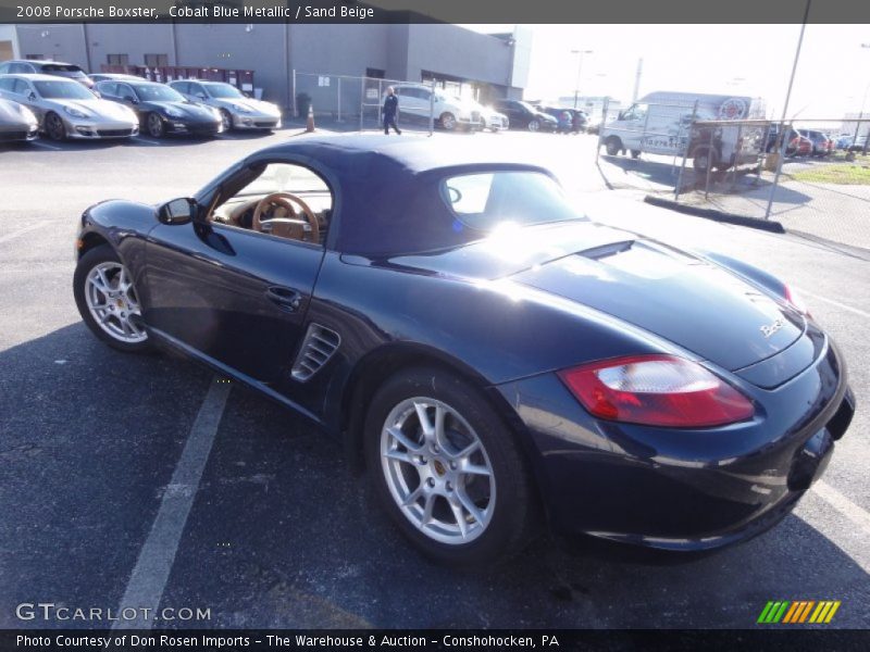 Cobalt Blue Metallic / Sand Beige 2008 Porsche Boxster