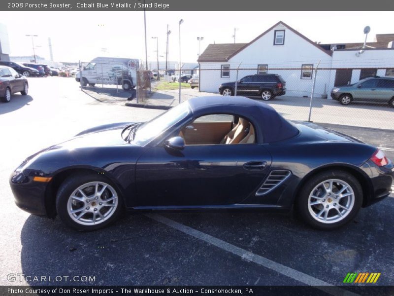 Cobalt Blue Metallic / Sand Beige 2008 Porsche Boxster