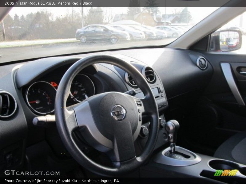 Venom Red / Black 2009 Nissan Rogue SL AWD
