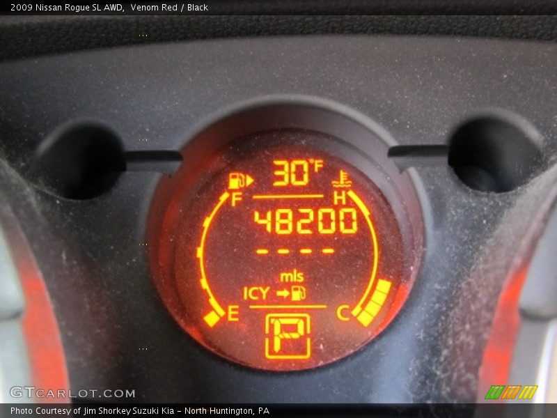Venom Red / Black 2009 Nissan Rogue SL AWD