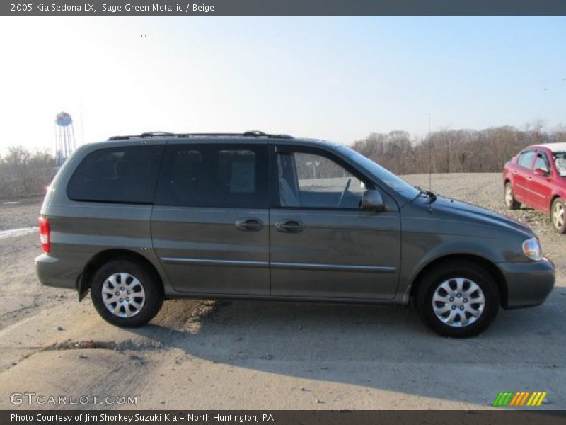 Sage Green Metallic / Beige 2005 Kia Sedona LX