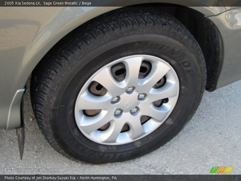 Sage Green Metallic / Beige 2005 Kia Sedona LX