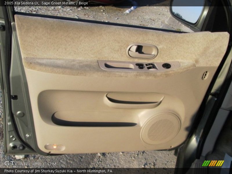 Sage Green Metallic / Beige 2005 Kia Sedona LX