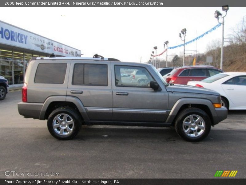 Mineral Gray Metallic / Dark Khaki/Light Graystone 2008 Jeep Commander Limited 4x4