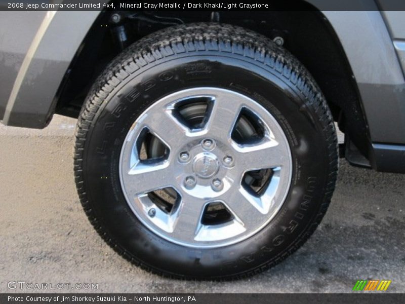 Mineral Gray Metallic / Dark Khaki/Light Graystone 2008 Jeep Commander Limited 4x4