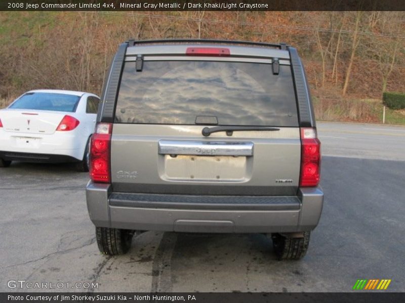Mineral Gray Metallic / Dark Khaki/Light Graystone 2008 Jeep Commander Limited 4x4