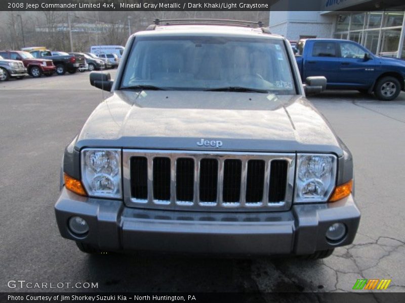 Mineral Gray Metallic / Dark Khaki/Light Graystone 2008 Jeep Commander Limited 4x4