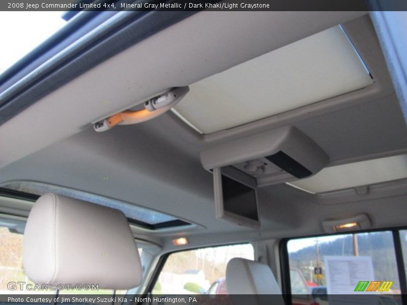 Mineral Gray Metallic / Dark Khaki/Light Graystone 2008 Jeep Commander Limited 4x4