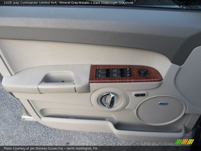 Mineral Gray Metallic / Dark Khaki/Light Graystone 2008 Jeep Commander Limited 4x4
