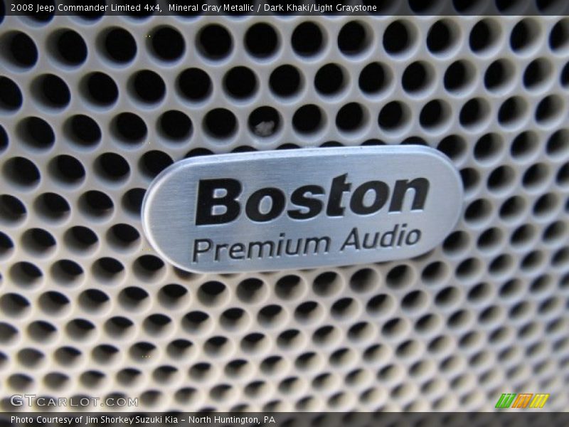 Mineral Gray Metallic / Dark Khaki/Light Graystone 2008 Jeep Commander Limited 4x4