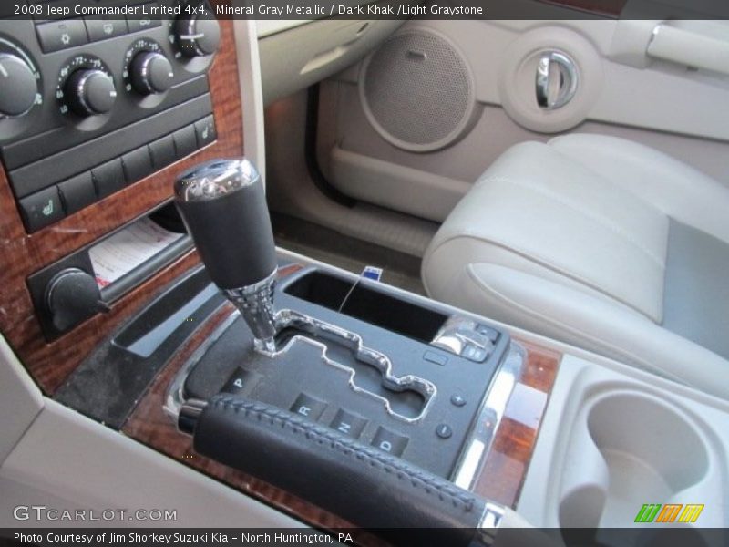 Mineral Gray Metallic / Dark Khaki/Light Graystone 2008 Jeep Commander Limited 4x4
