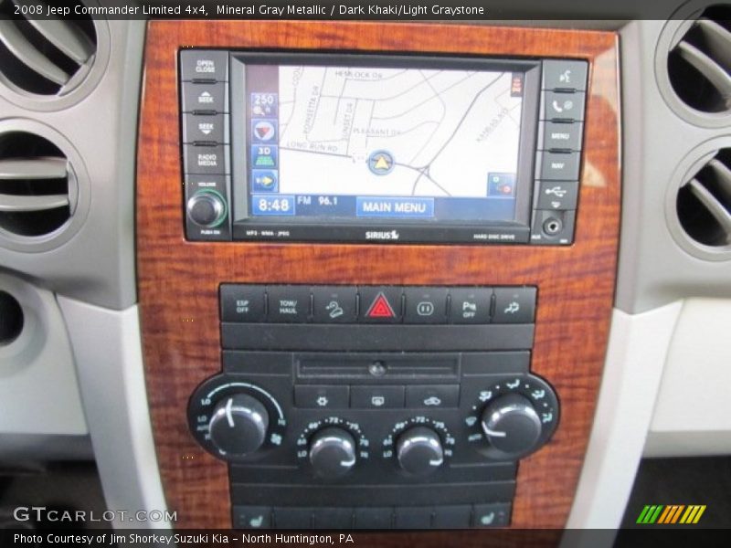 Mineral Gray Metallic / Dark Khaki/Light Graystone 2008 Jeep Commander Limited 4x4