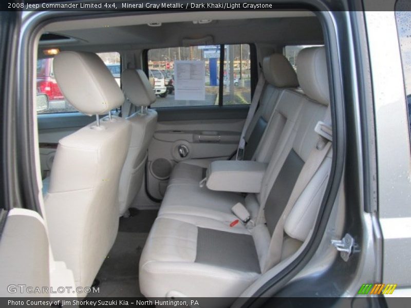 Mineral Gray Metallic / Dark Khaki/Light Graystone 2008 Jeep Commander Limited 4x4