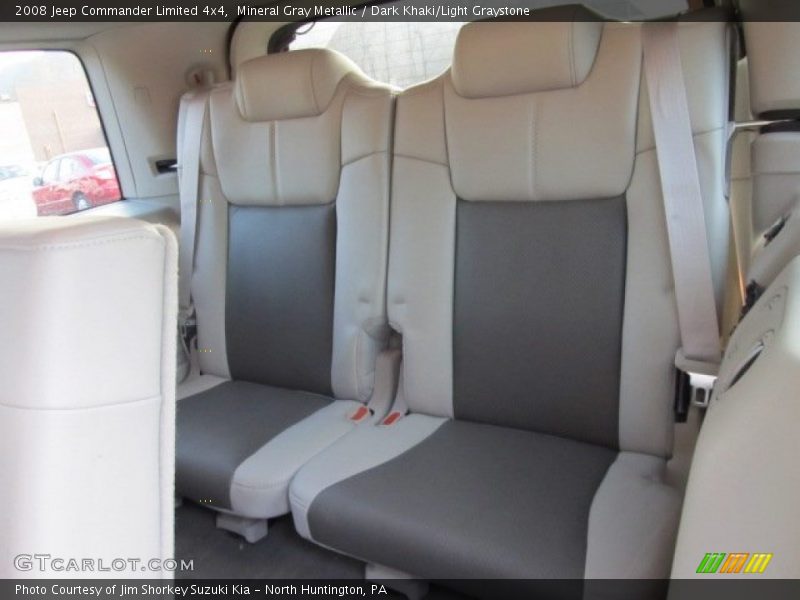 Mineral Gray Metallic / Dark Khaki/Light Graystone 2008 Jeep Commander Limited 4x4