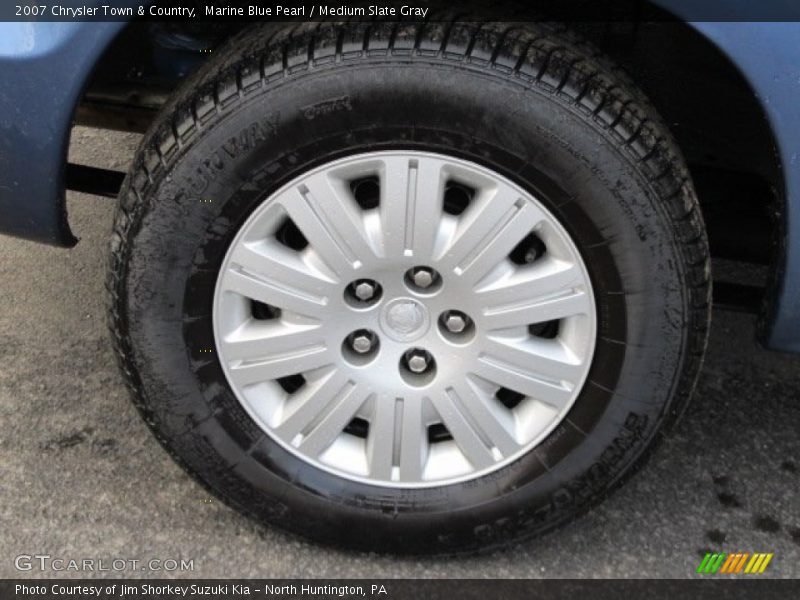 Marine Blue Pearl / Medium Slate Gray 2007 Chrysler Town & Country