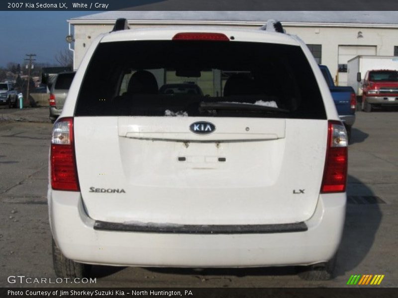 White / Gray 2007 Kia Sedona LX