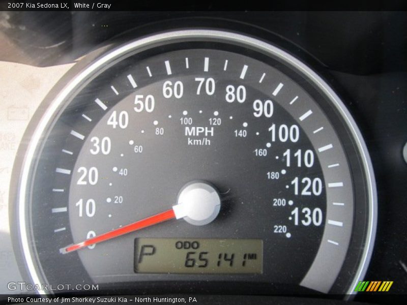 White / Gray 2007 Kia Sedona LX