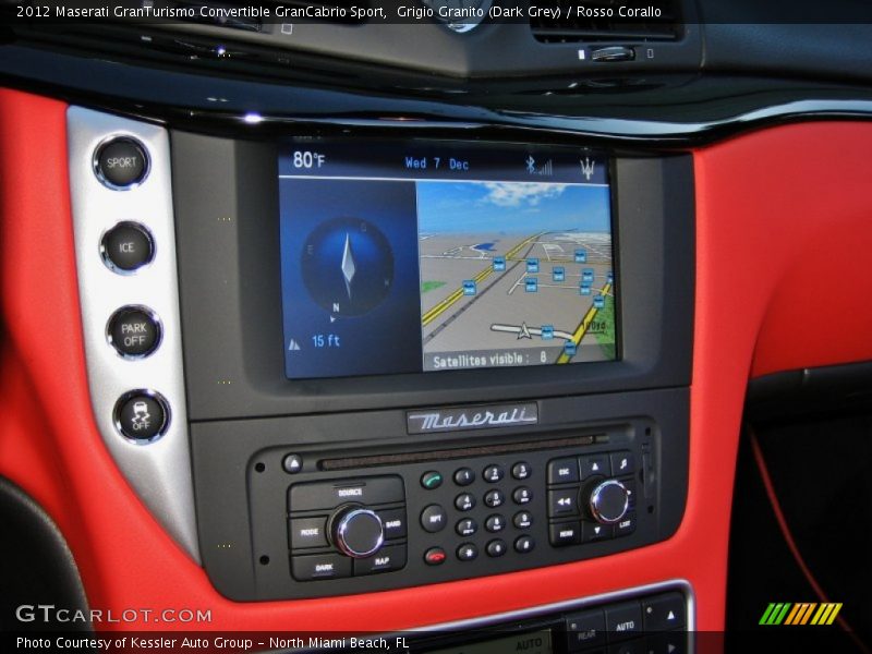 Navigation of 2012 GranTurismo Convertible GranCabrio Sport