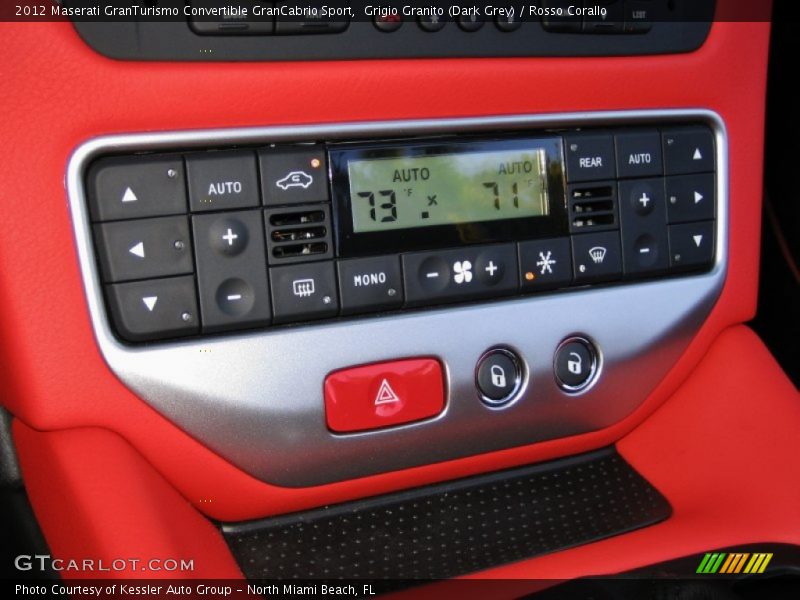 Controls of 2012 GranTurismo Convertible GranCabrio Sport