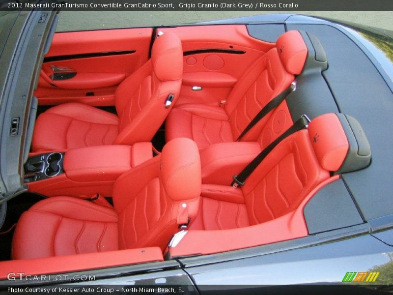 GranCabrio Sport Interior in Rosso Corallo - 2012 Maserati GranTurismo Convertible GranCabrio Sport